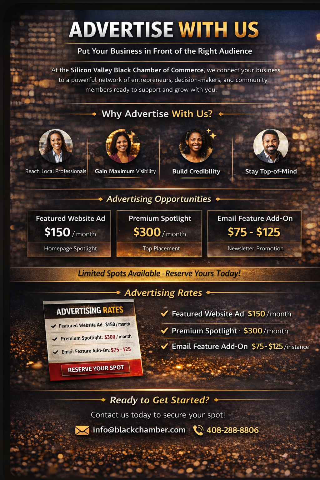 Chamber Advertising flyer